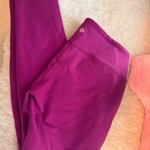 lululemon athletica Magenta Leggings